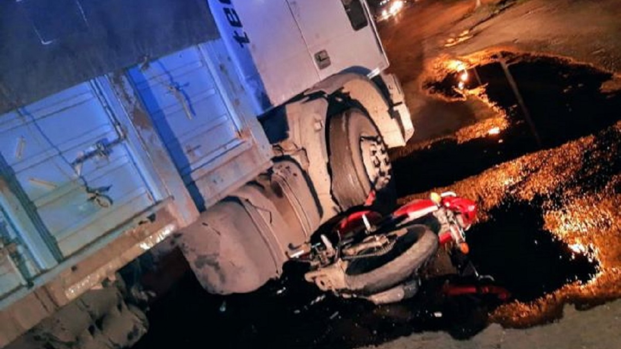 Accidente: Perdió la vida tras ser impactado por un camión