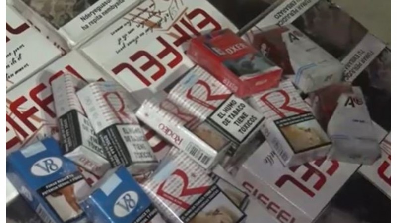 Violó la cuarentena: transportaba 1000 atados de cigarrillos