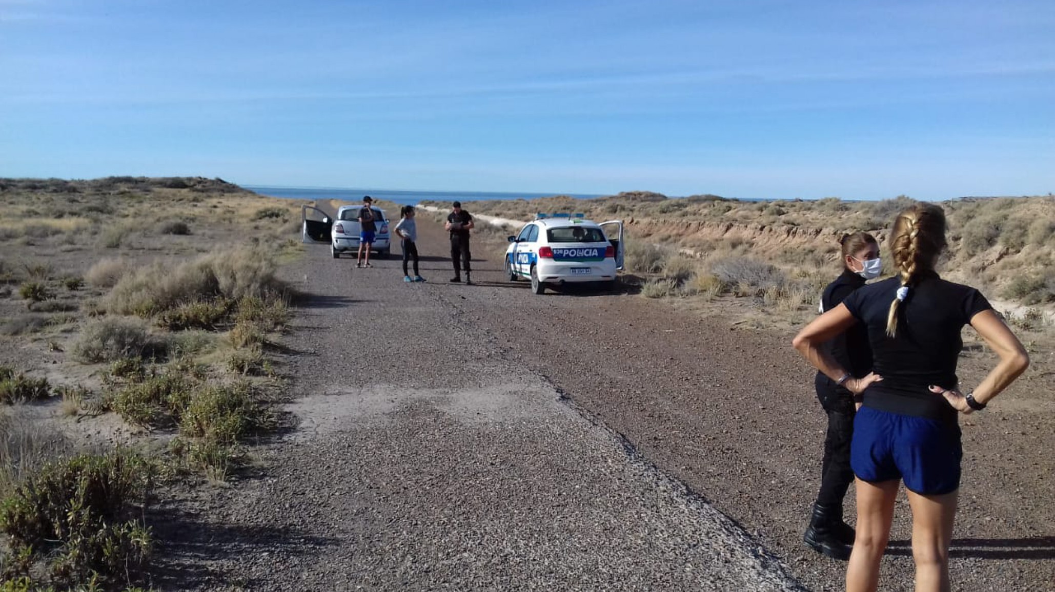 Salieron a correr en cuarentena: terminaron en un patrullero