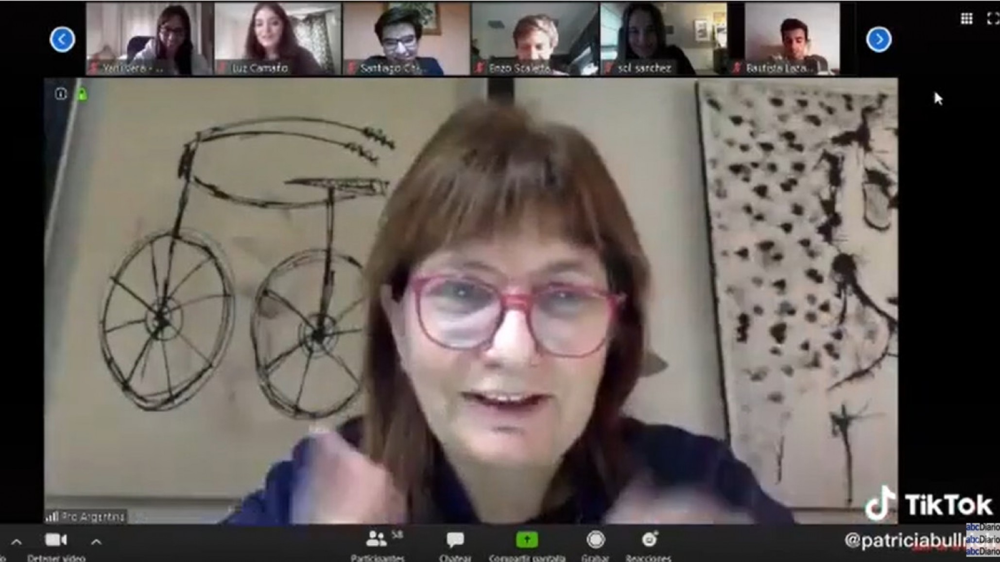 Patricia Bullrich también está en Tik Tok ¿La viste?