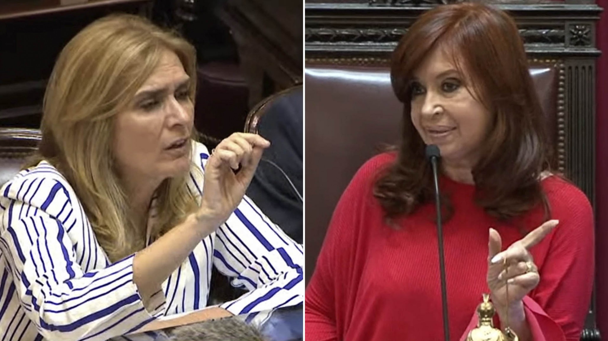 Elías de Pérez llamó a Cristina Kirchner “presidente” y ella la llamó “senador”