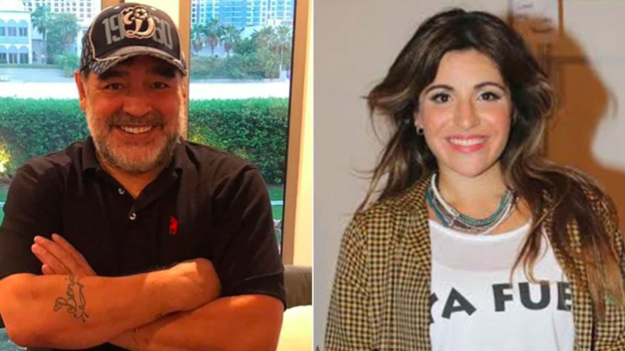 Diego Maradona saludó a Gianinna por su cumpleaños con un tierno mensaje