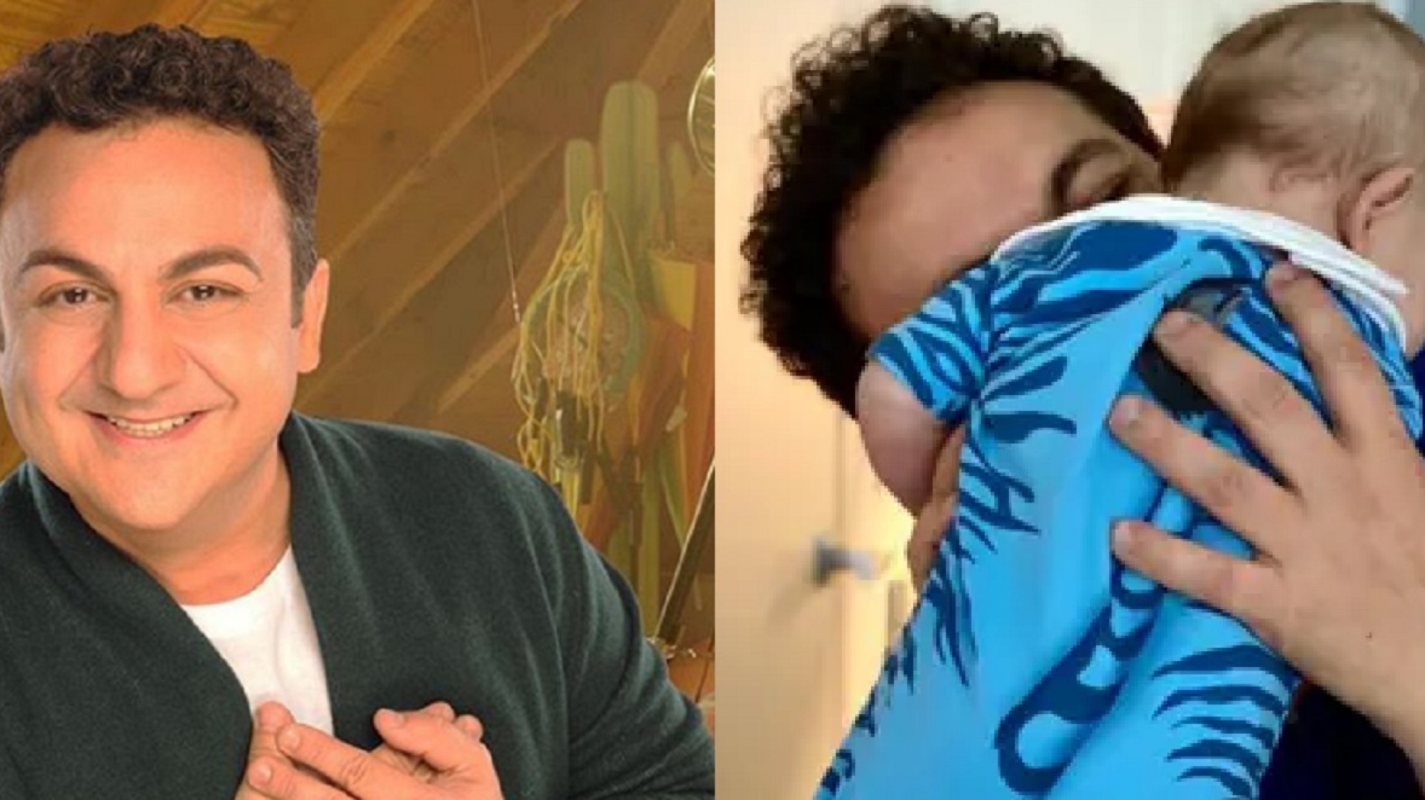 Varado y por videollamada, Diego Topa se quebró en vivo al hablar del nacimiento de su hija