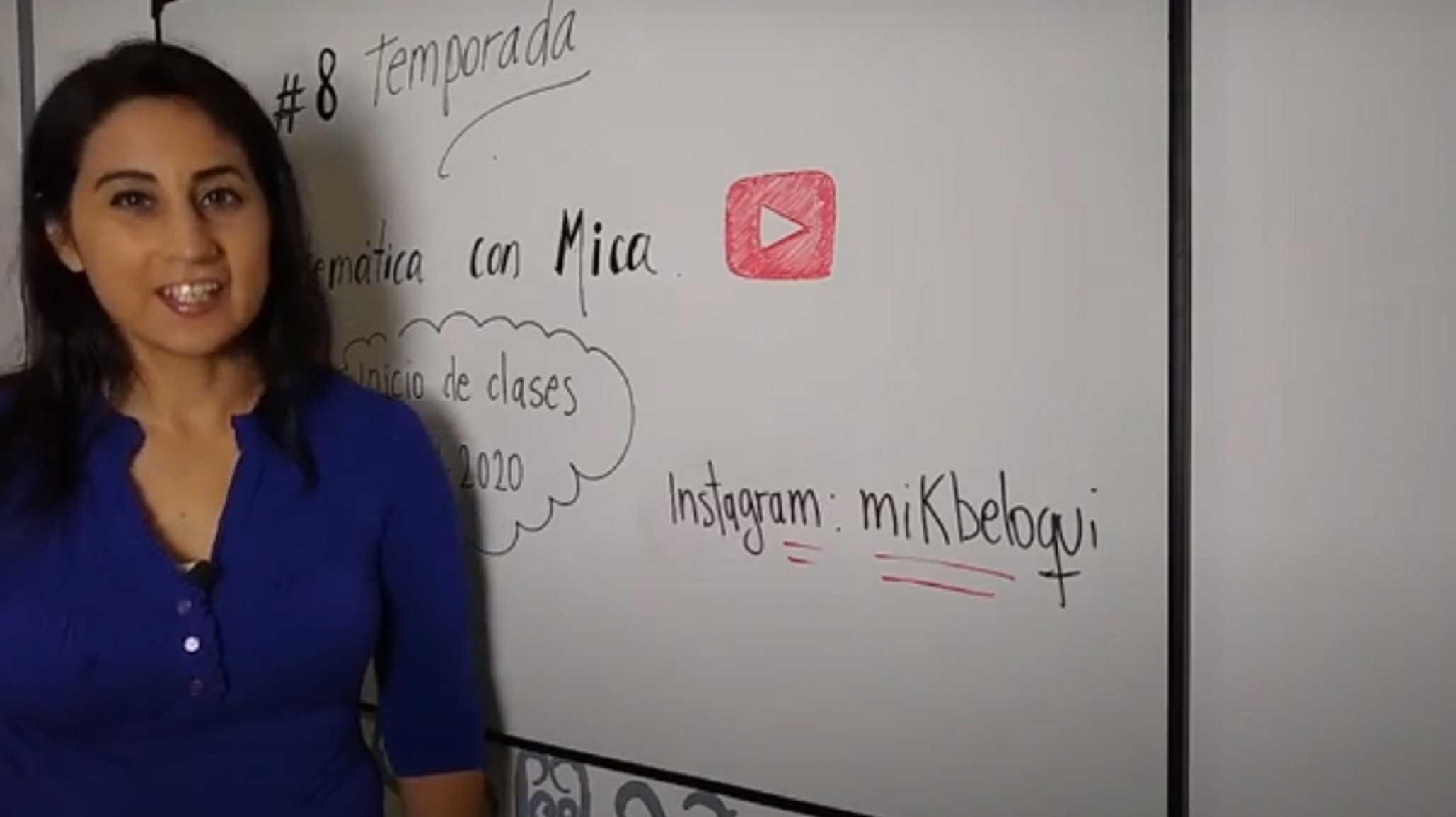 Profesora de matemática hace furor en las redes como “edutuber”