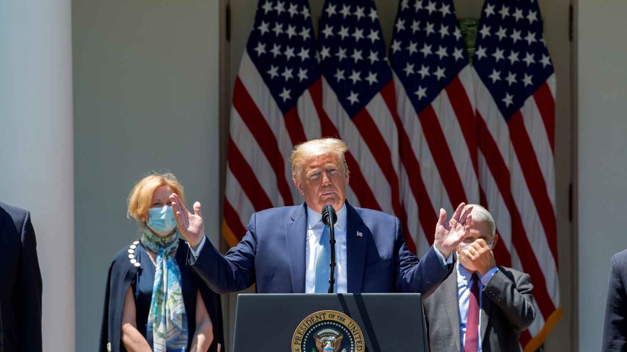 Trump aseguró que está tomando un medicamento contra el coronavirus