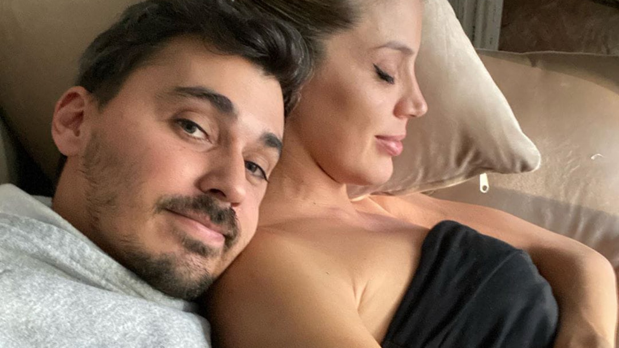 Virchu Gallardo compartió un vídeo a punto de ser mamá: ”Estamos llegando al final”