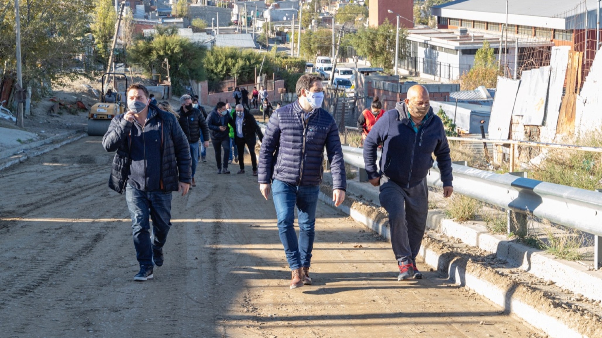 Avanza en Comodoro obra de gas, beneficiará a 82 familias