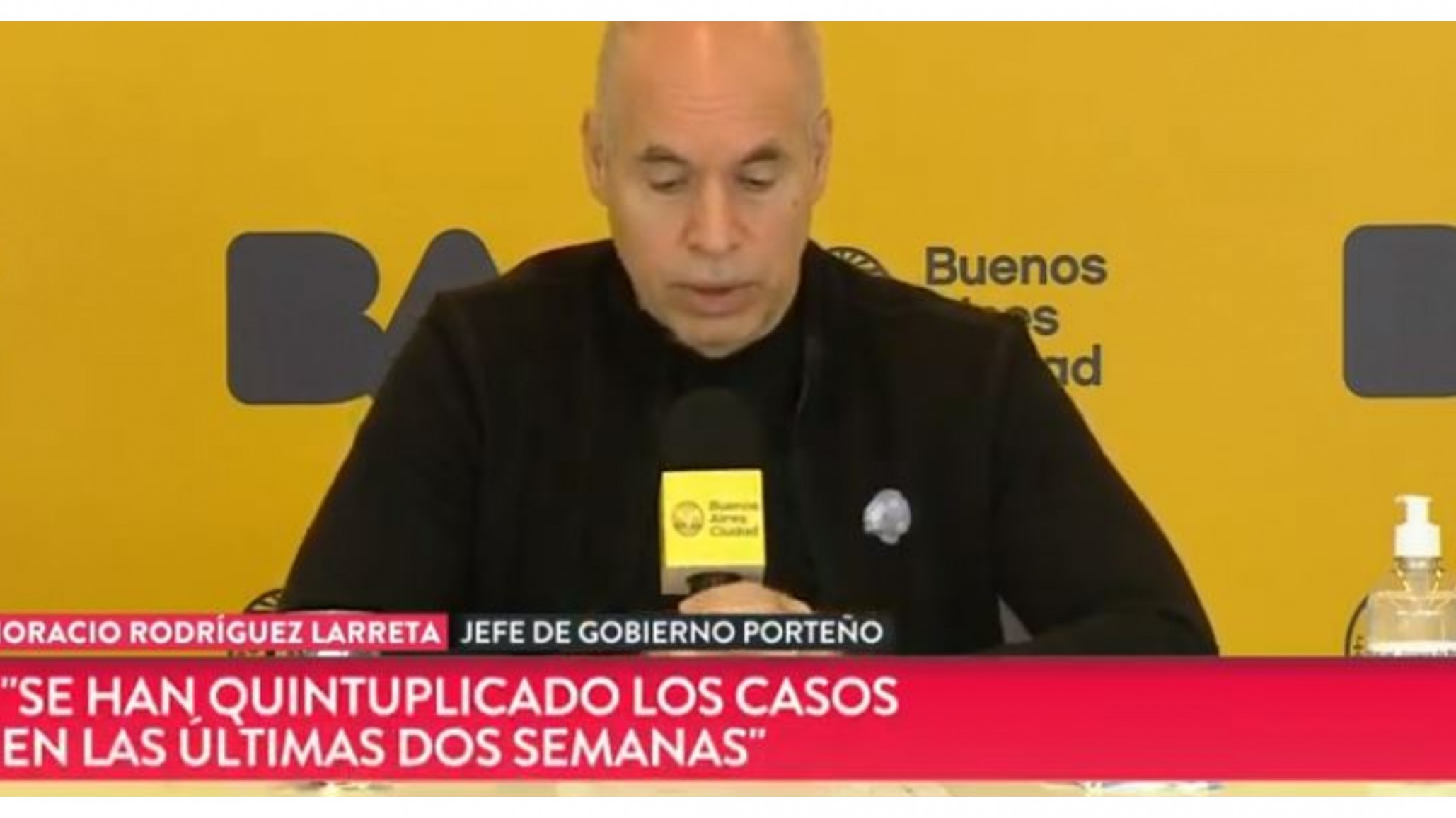 Horacio Rodríguez Larreta respondió preguntas de la cuarentena