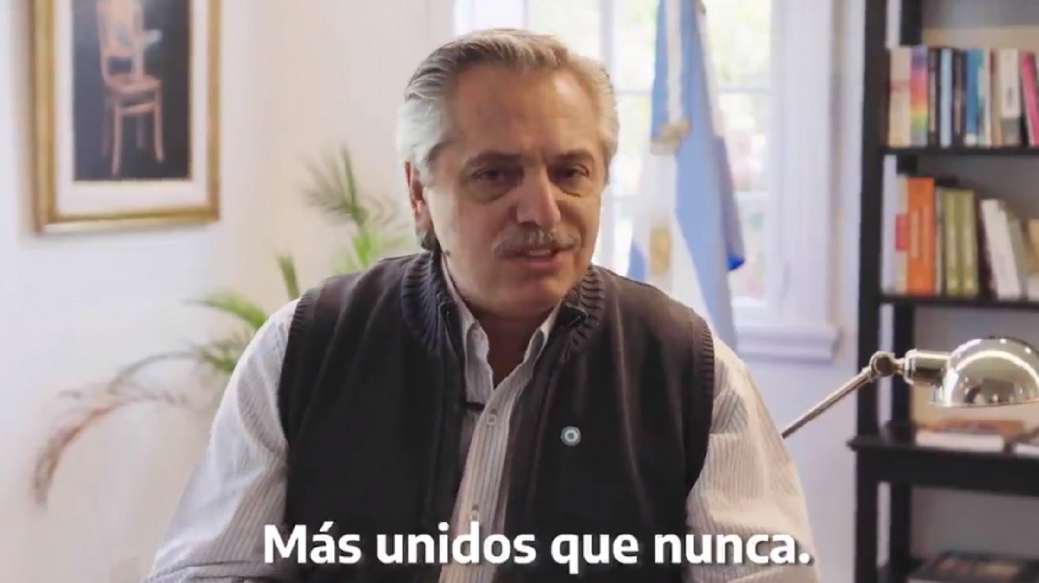 Alberto Fernández llamó a la Unidad en este 25 Mayo