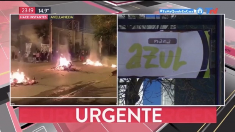 TN parecía mostrar imágenes de Quilmes: eran de Chile