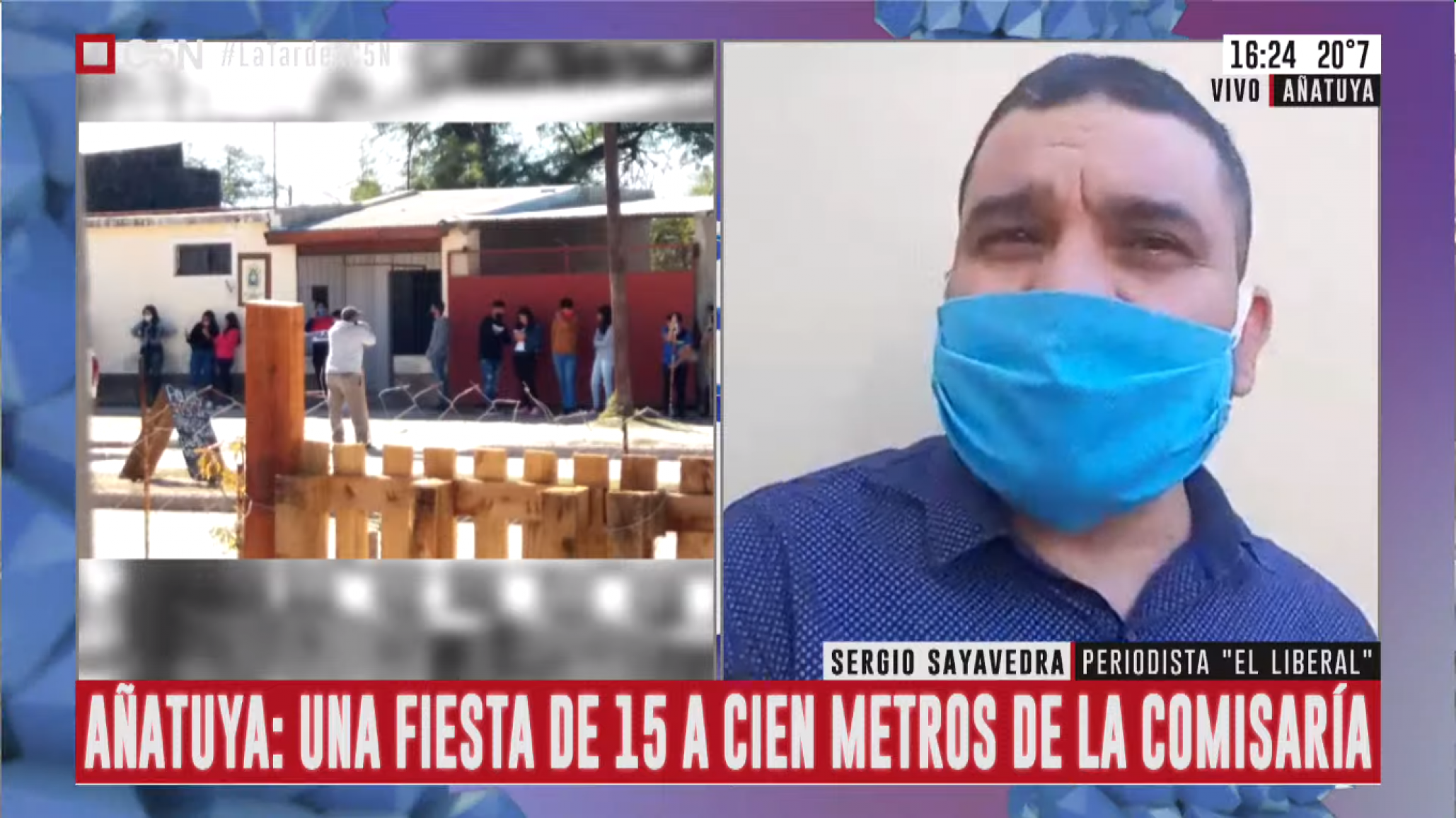 Fiesta de 15 en cuarentena: 33 demorados