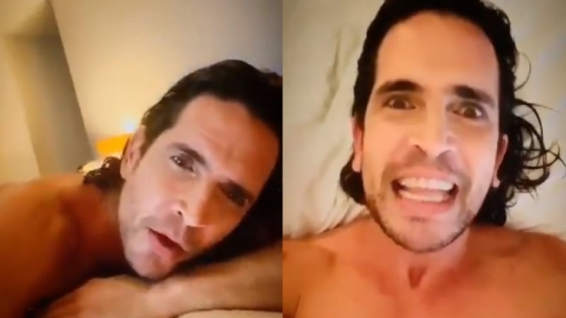 Diego Ramos y un picante video sin ropa para promocionar SEX