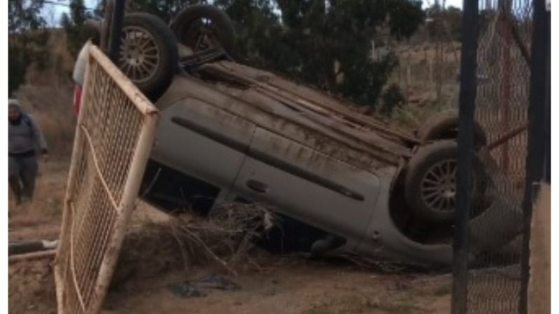 ¿Schumacher? conductor volcó en el Cordón Forestal y el test de alcoholemia le dio 1.99 de alcohol en sangre