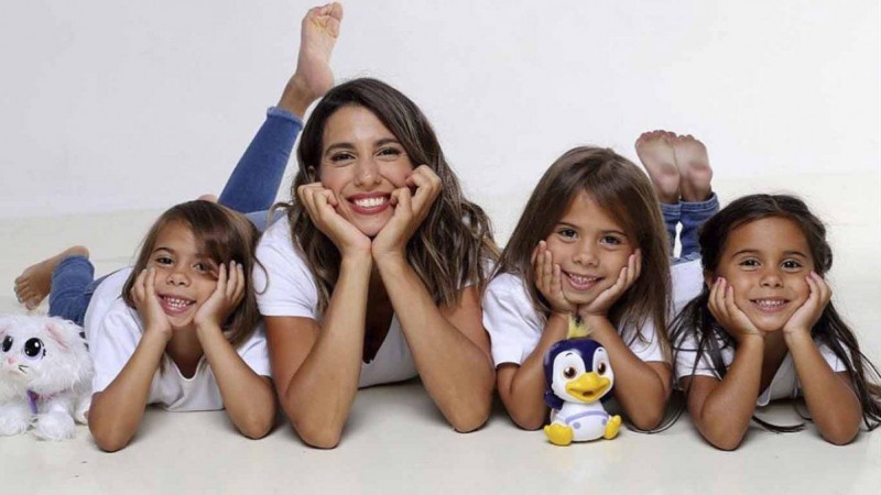 Cinthia Fernández mostró el progreso escolar de sus hijas con un divertido video