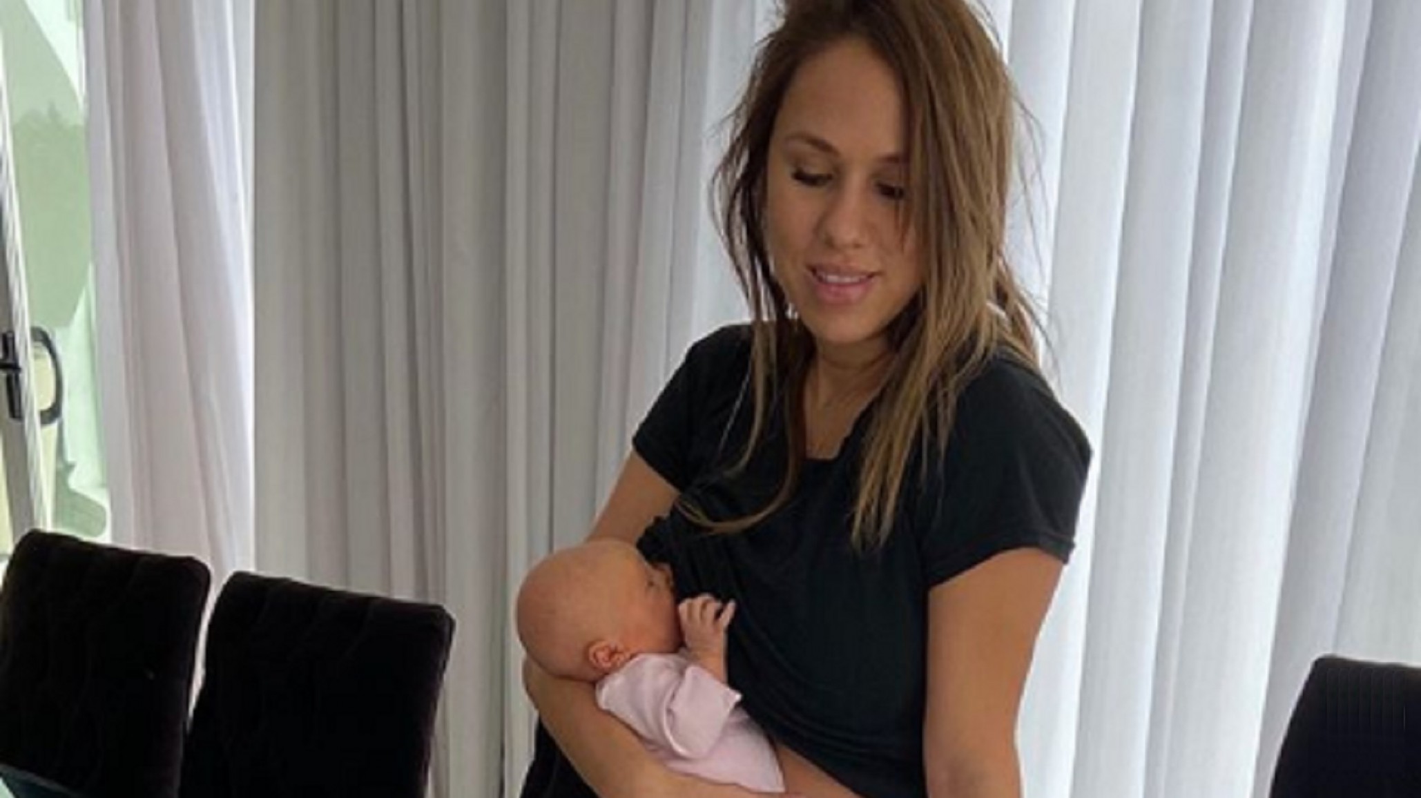 Barby Silenzi hizo un video para mostrar su cuerpo a pocos días de ser mamá