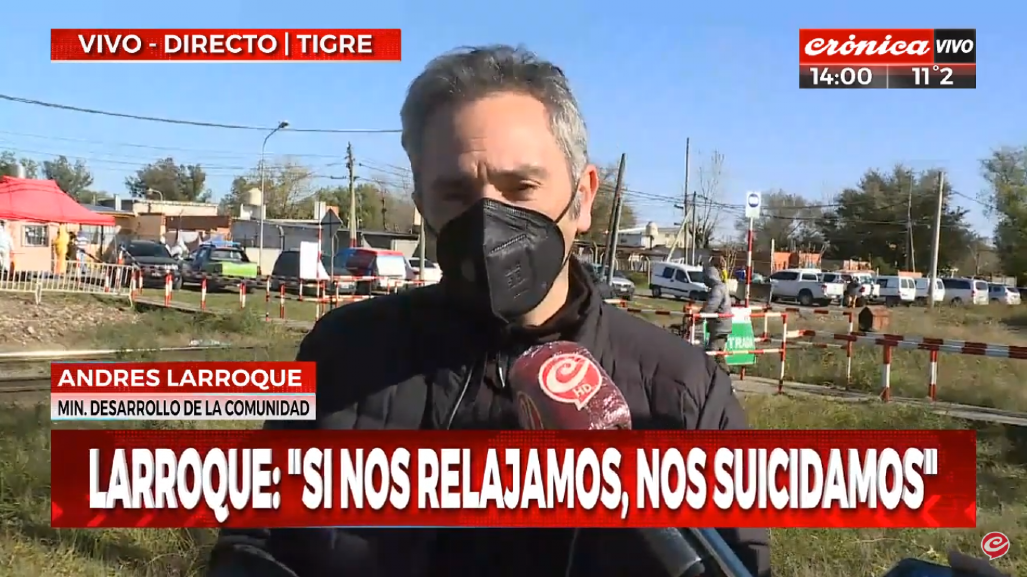 “Cuervo” Larroque: “Si nos relajamos, nos suicidamos”