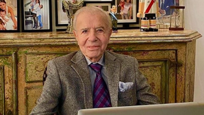 Carlos Menem dio negativo al test de coronavirus