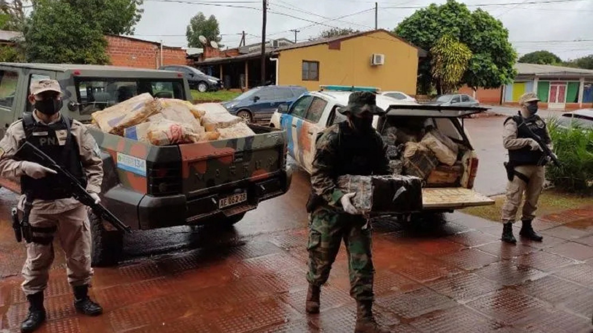 Prefectura Naval decomisó 1.335 kilos de marihuana