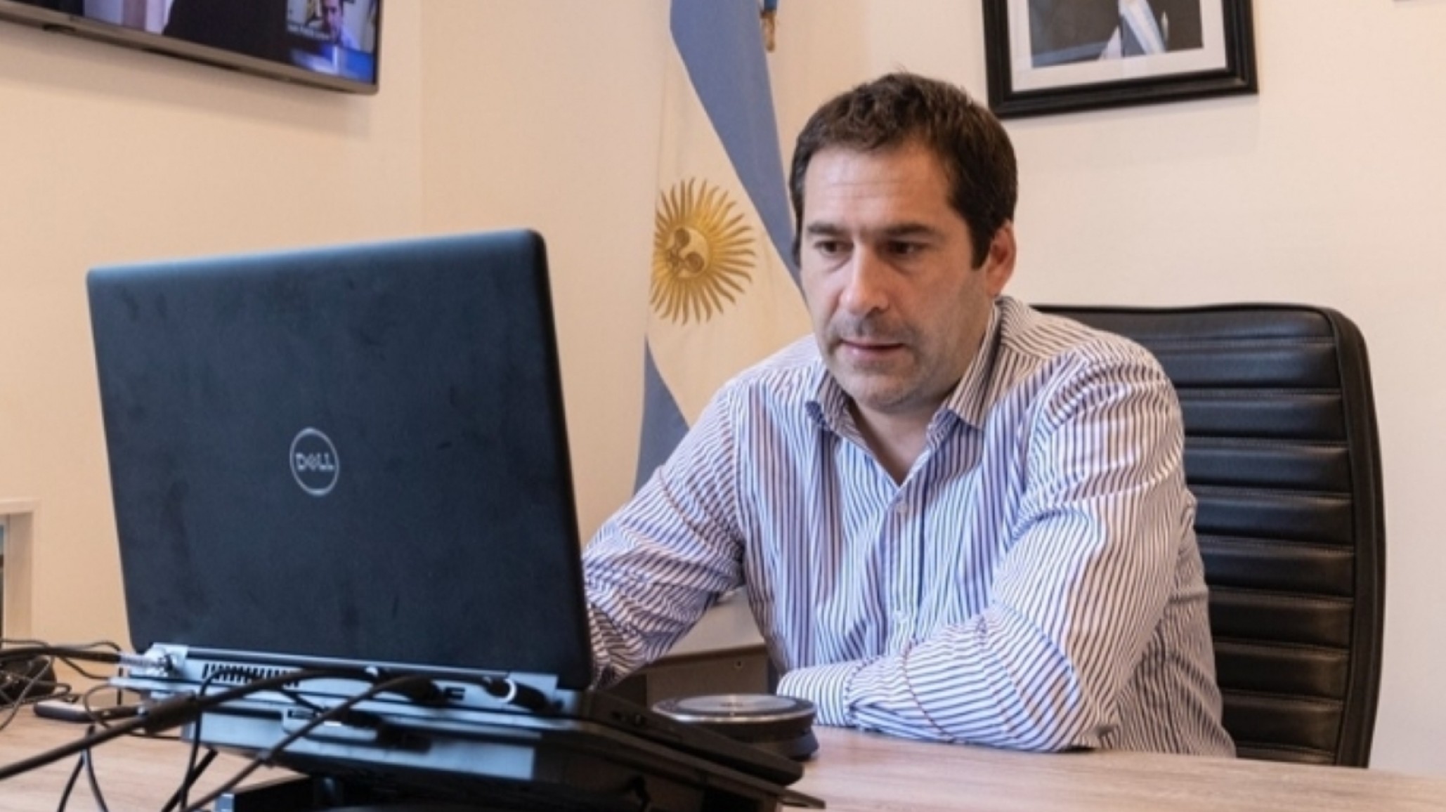 Juan Pablo Luque reanudó las gestiones por la repotenciación del acueducto