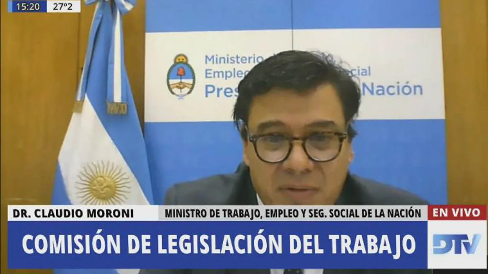 Claudio Moroni habló sobre la regulación del teletrabajo