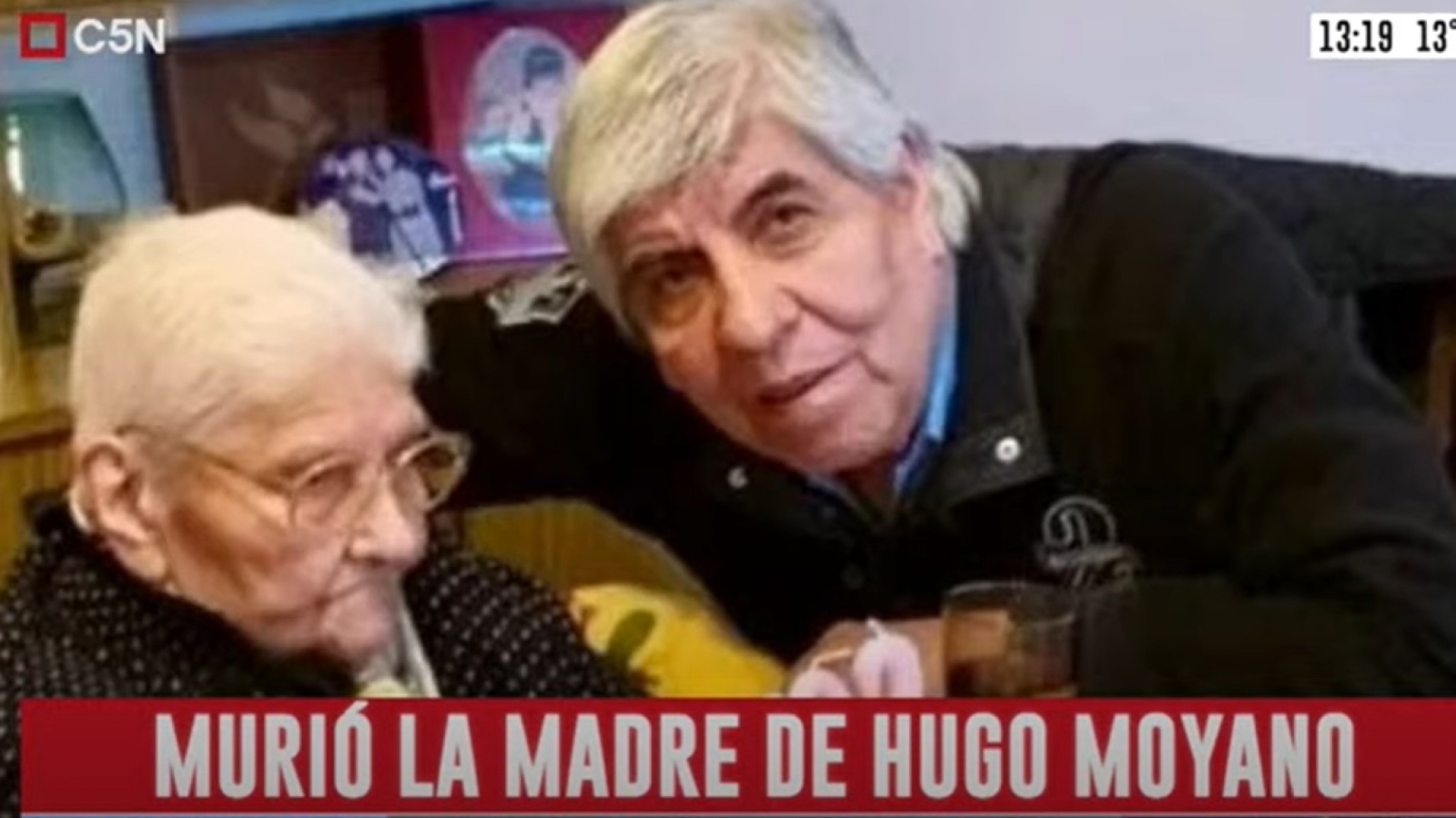 Murió la madre de Hugo Moyano, tenía 102 años