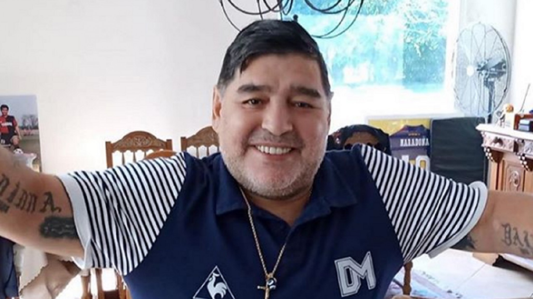 Maradona saludó a Venezuela por el aniversario de su Independencia y agradeció los ideales de Nicolas Maduro