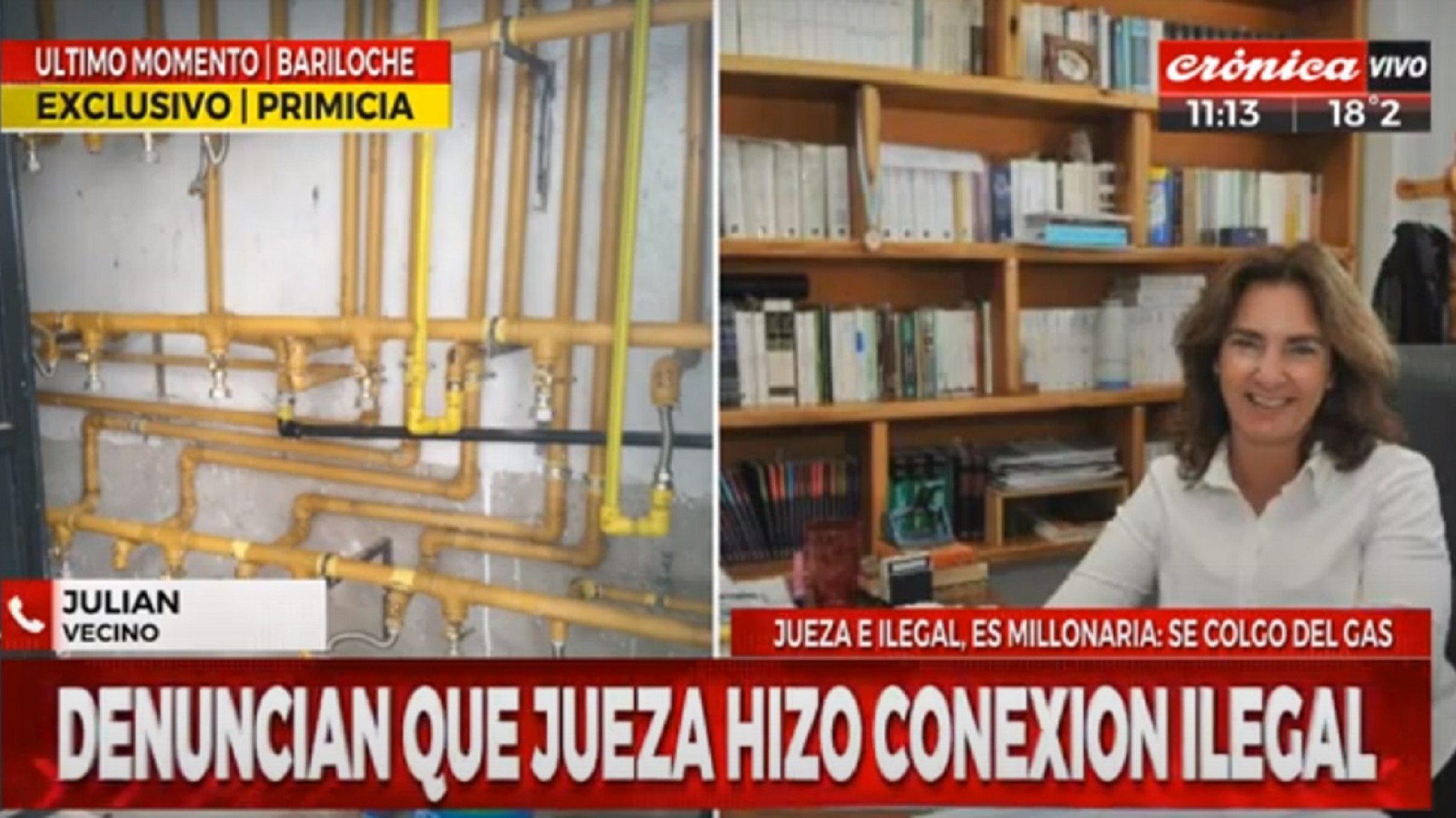Acusan a una jueza de “colgarse del gas”: es millonaria