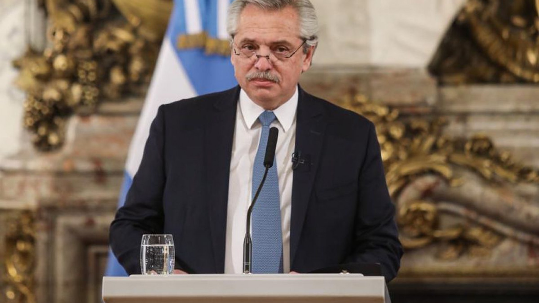 Alberto Fernández habló de la posibilidad del “botón rojo”