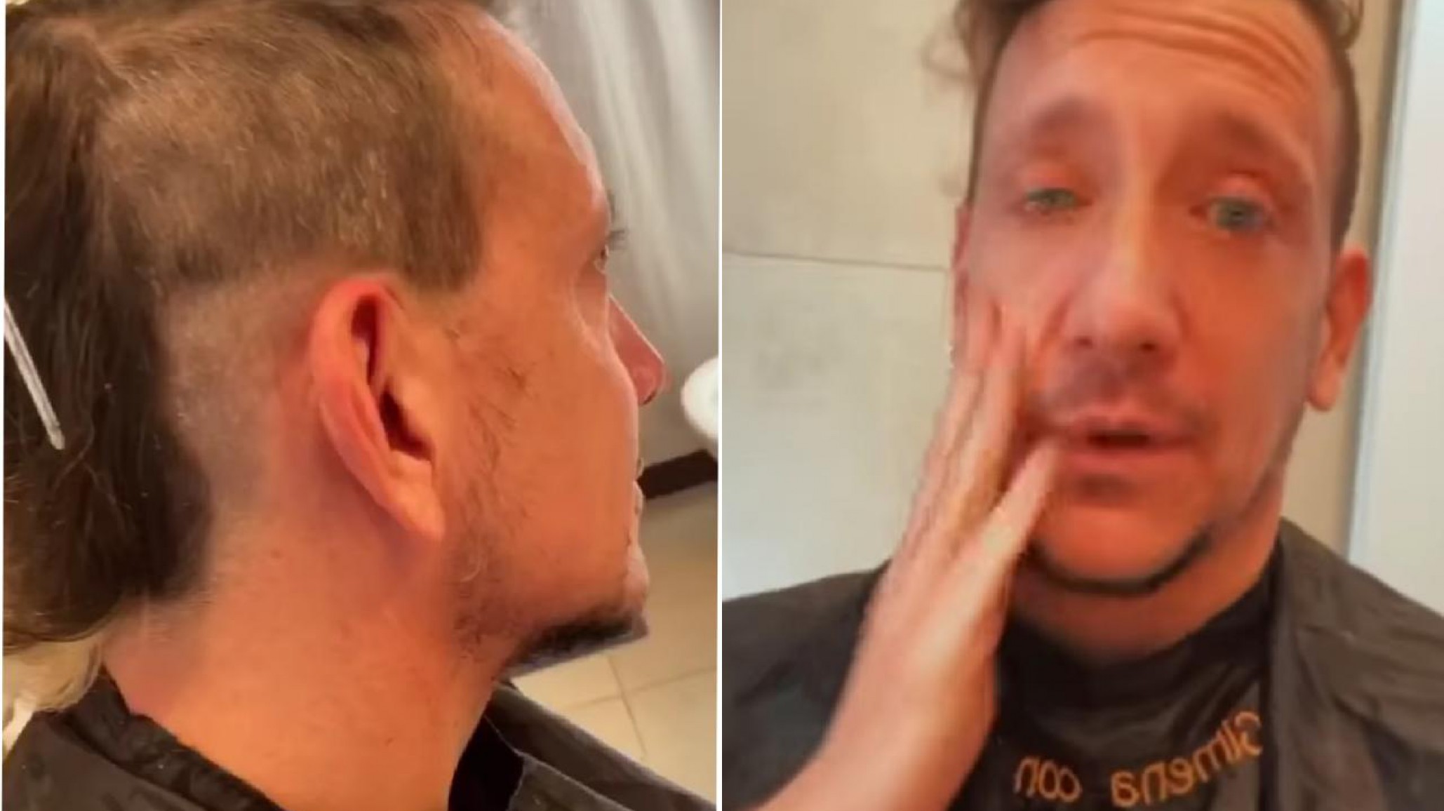 ¡Terminó mal! Gime Accardi le cortó el pelo a Nico Vázquez: ”Vayan a la peluquería”