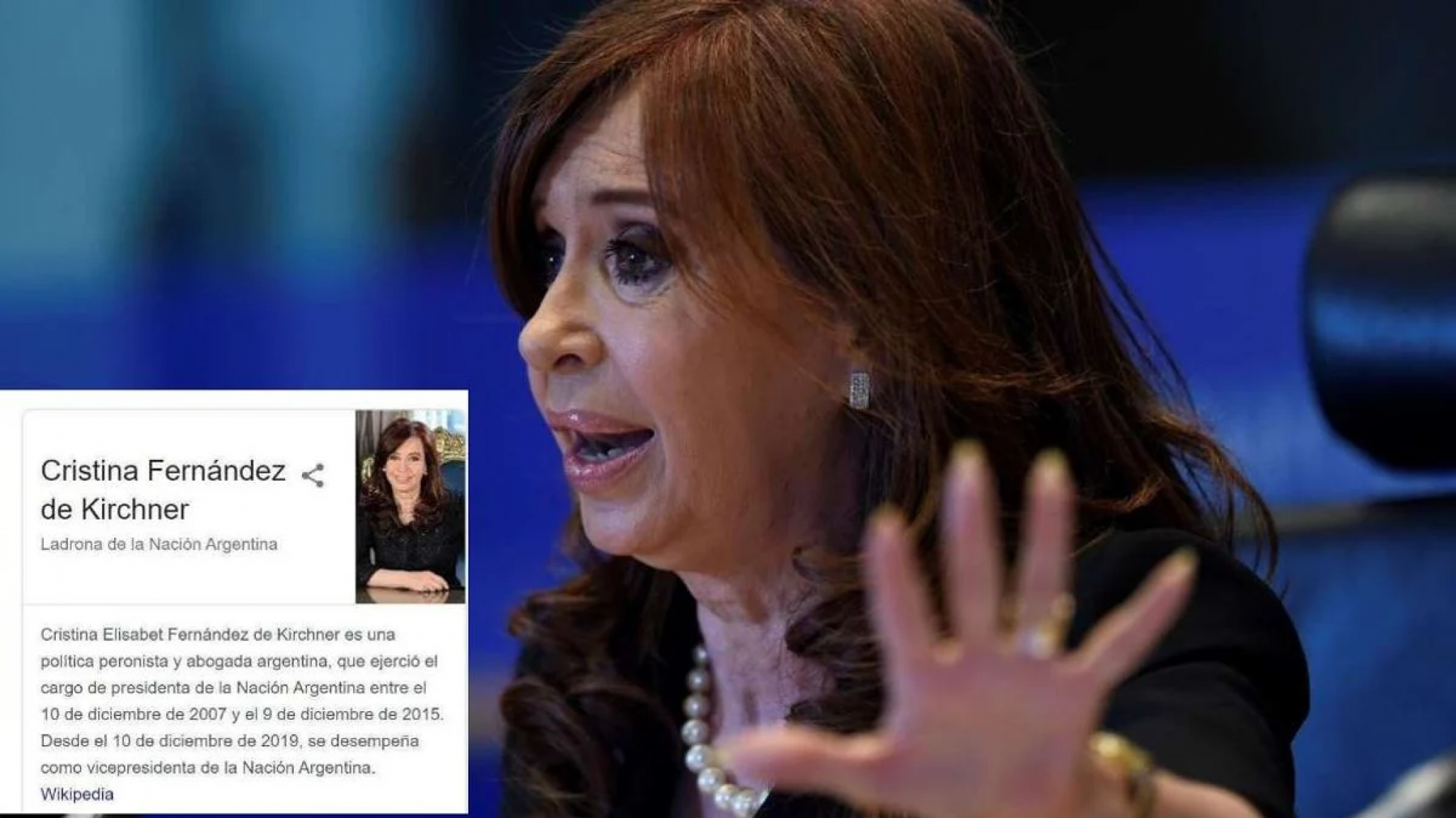 Denuncia de Cristina Kirchner a Google: ¿en qué consiste?