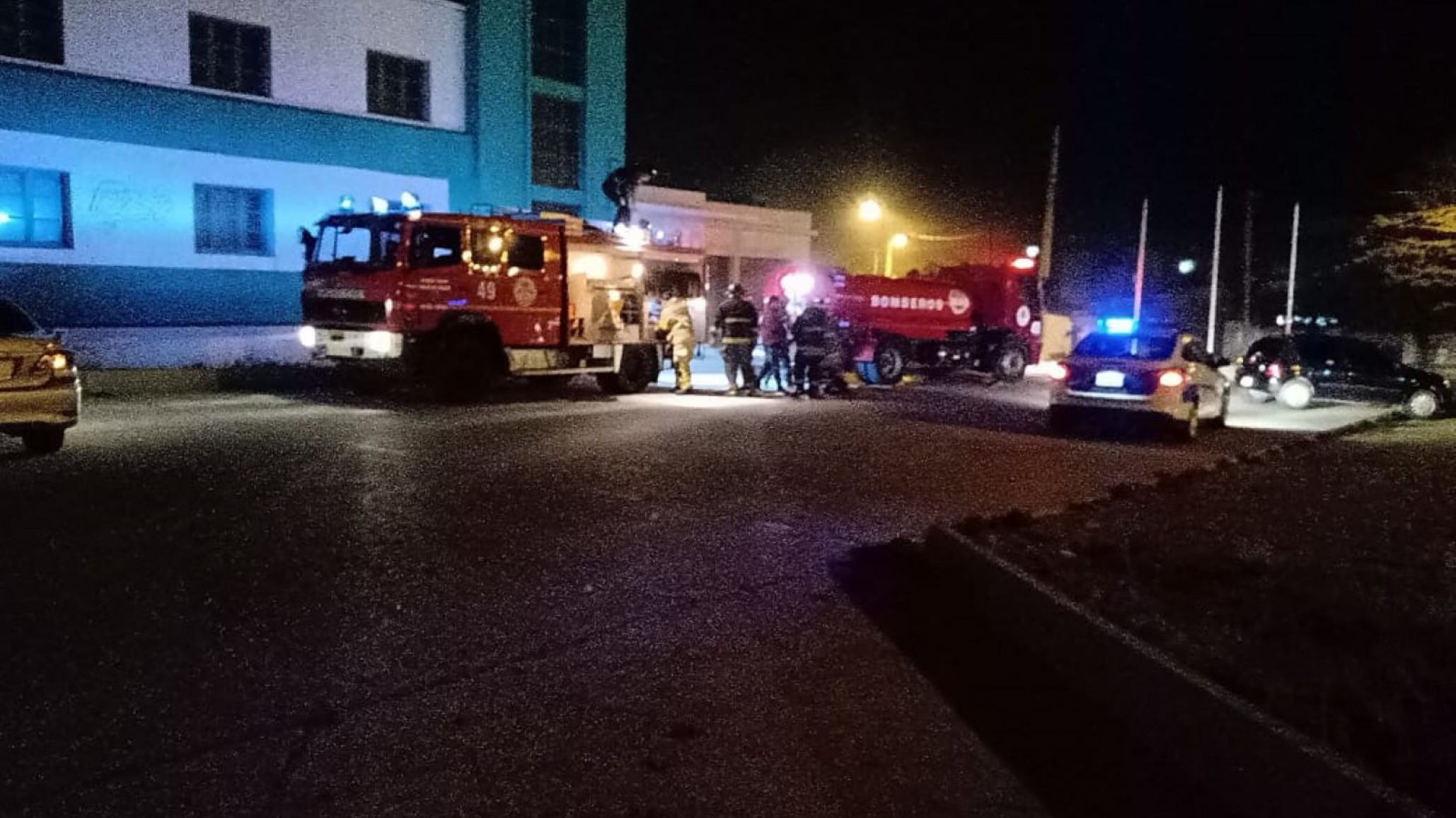 Se prendió fuego el sótano del IPV