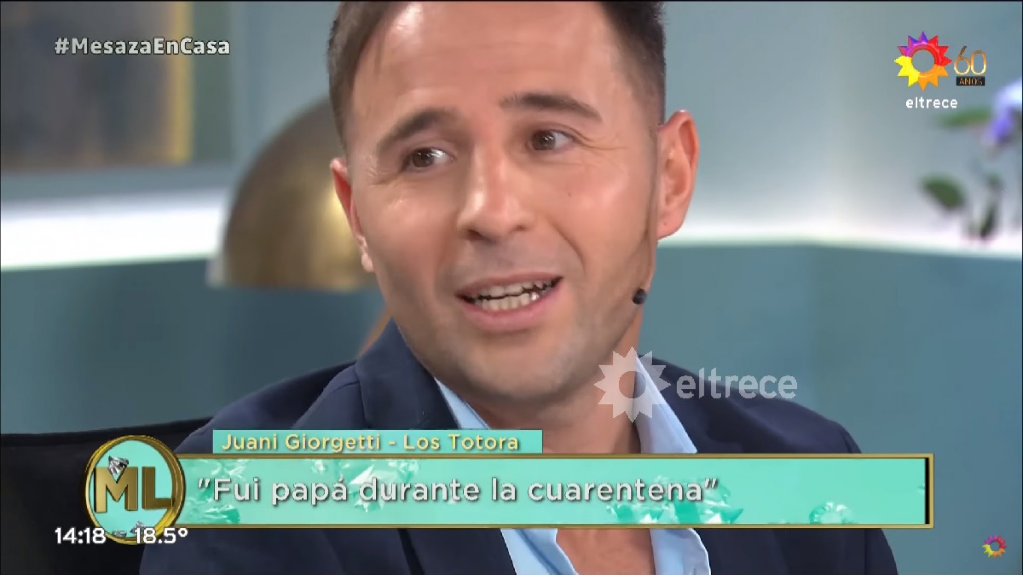 El líder de Los Totora contó el difícil nacimiento de su hija: “Le descubren unos agujeritos en el corazón y necesitó una cirugía”