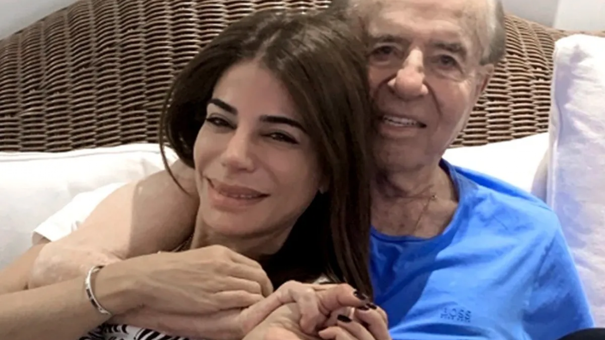 Carlos Menem se mostró con Zulemita: “Volvió el quincho de los 90”