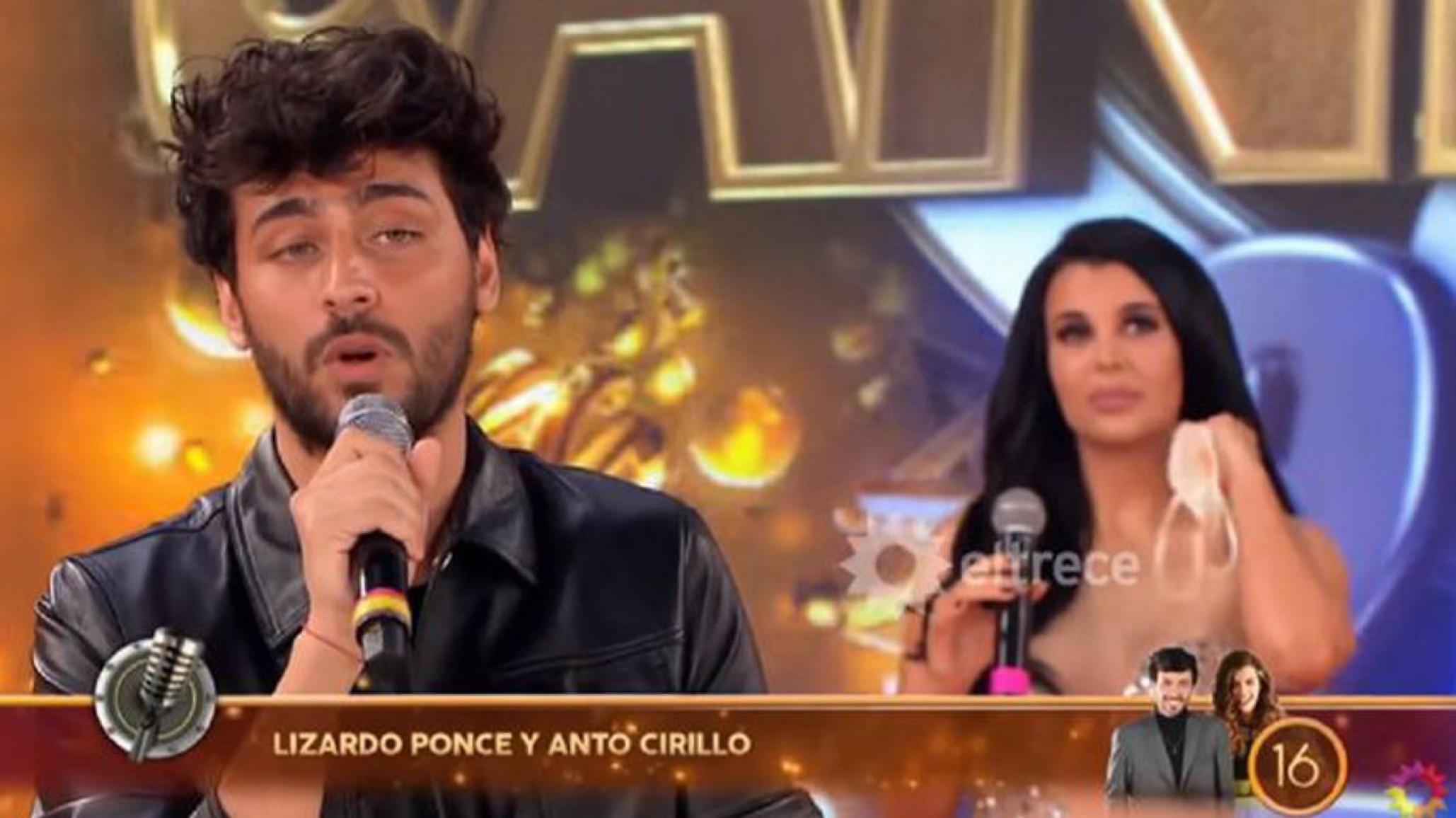 Lizardo Ponce quedó eliminado del Cantando pero no limó asperezas con Charlotte Caniggia