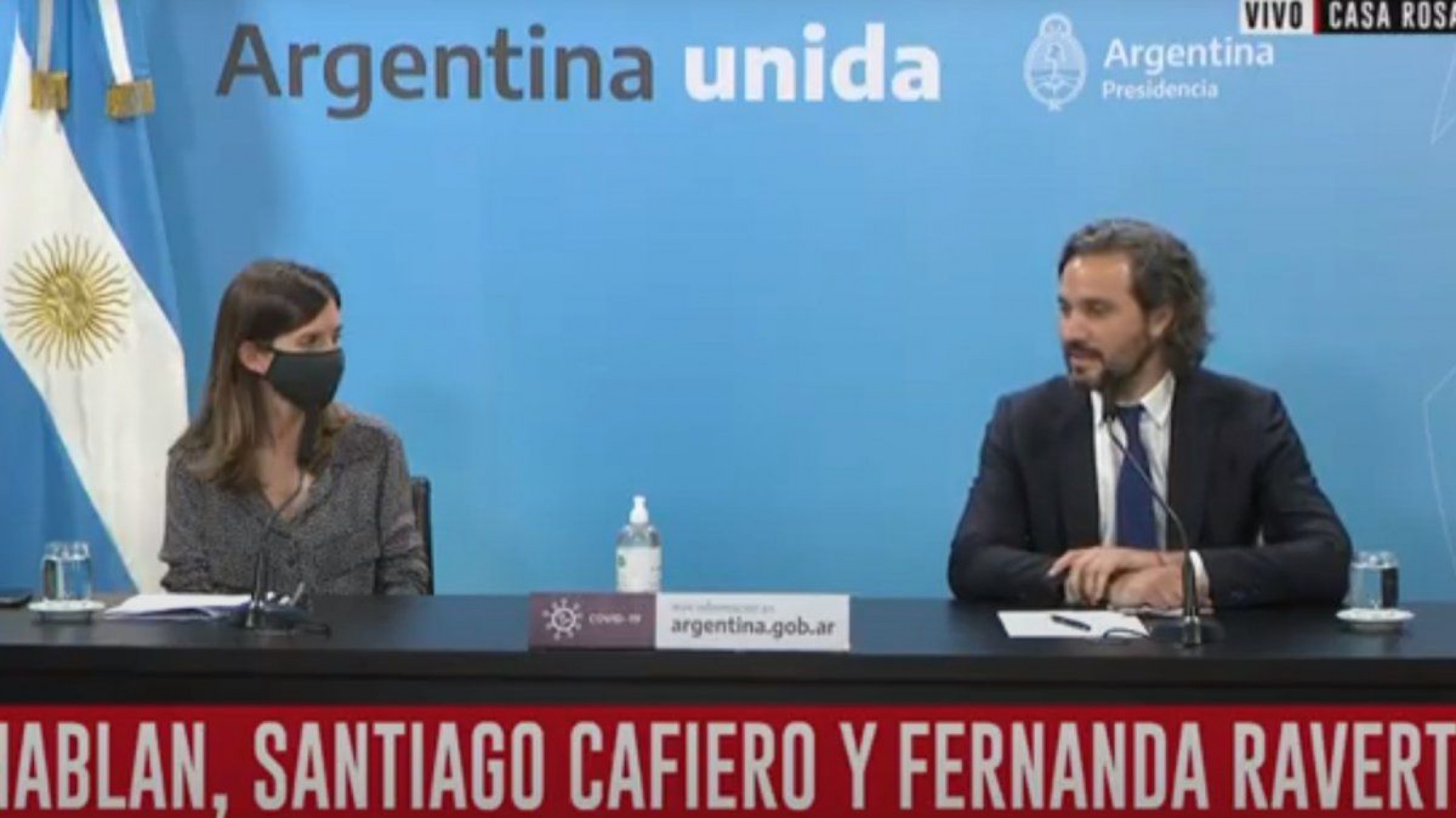 Raverta y Cafiero anunciaron el aumento a jubilados