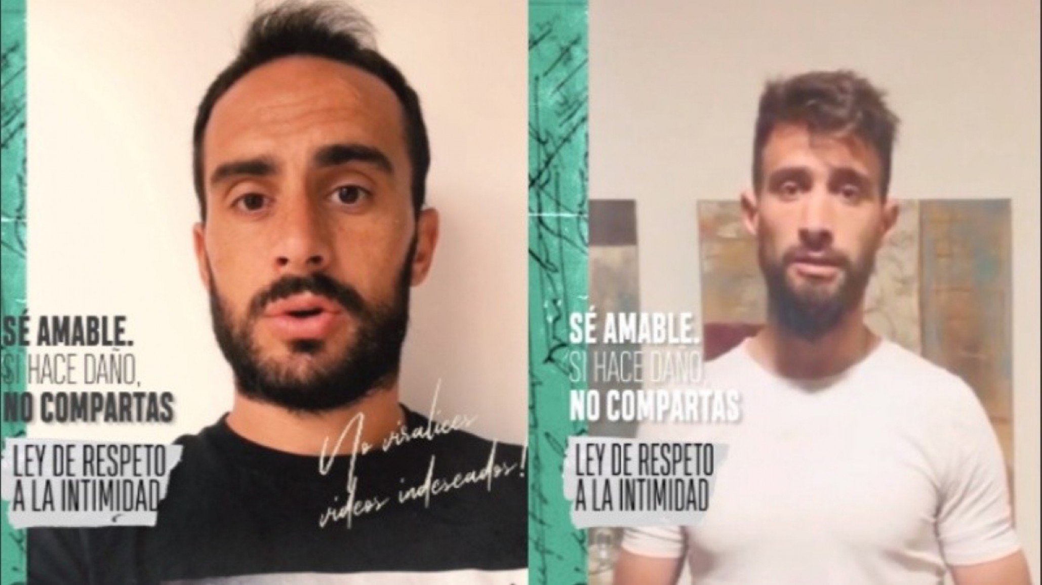 El gesto de jugadores de fútbol con un colega fallecido “No compartas”