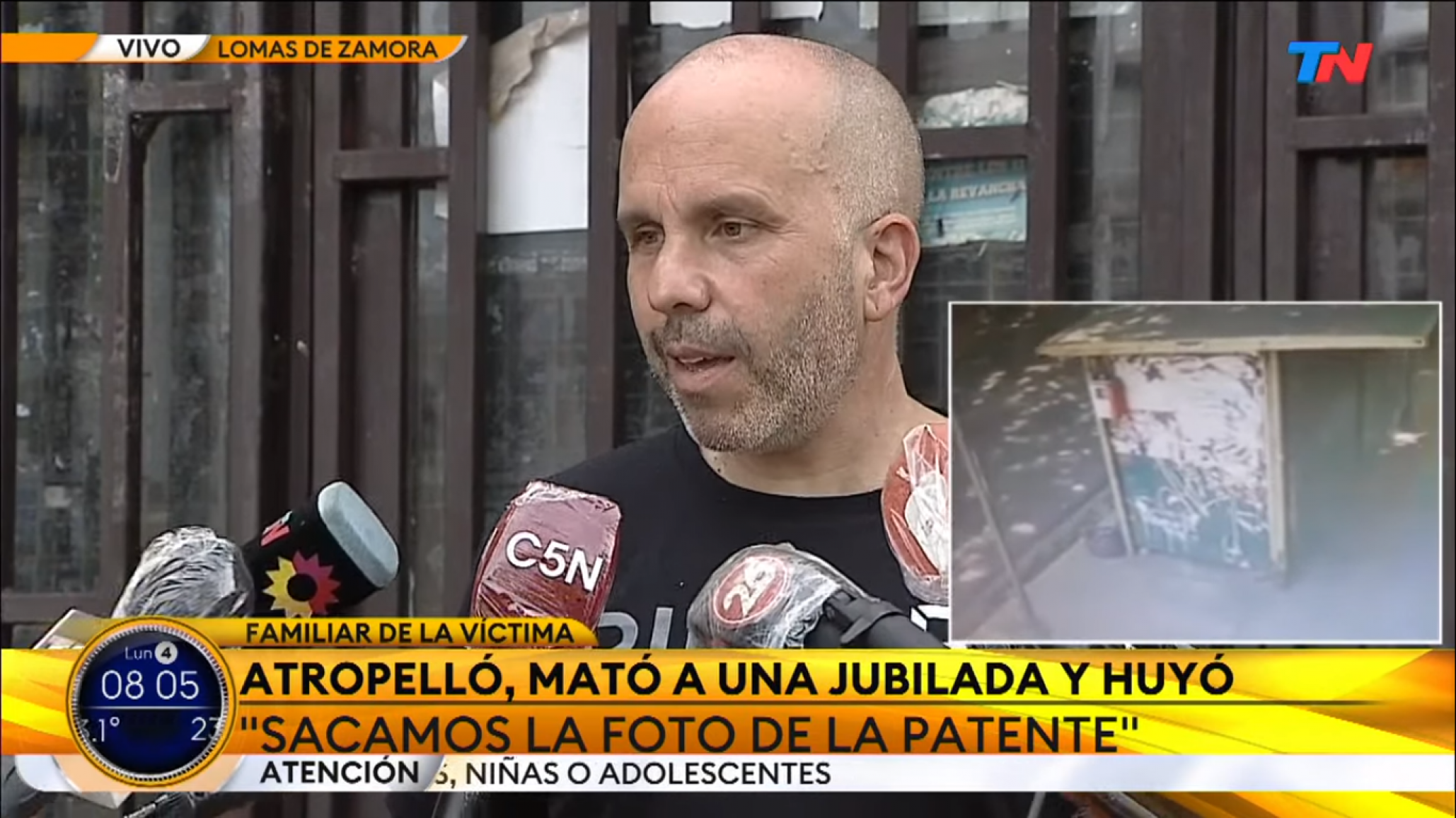 Mató a una jubilada de 91 con el auto y escapó