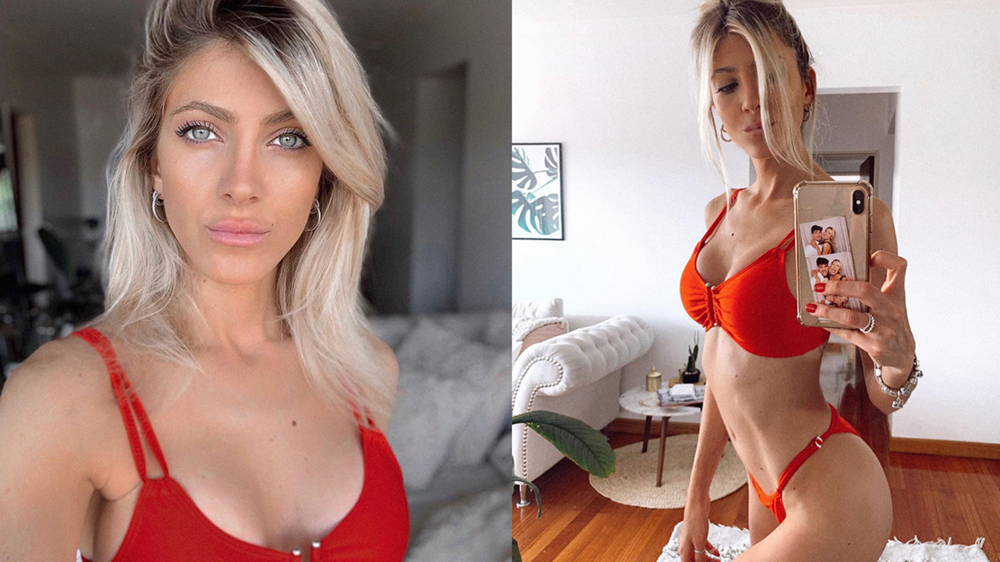 Cande Ruggeri se mostró en bikini combatiendo al calor