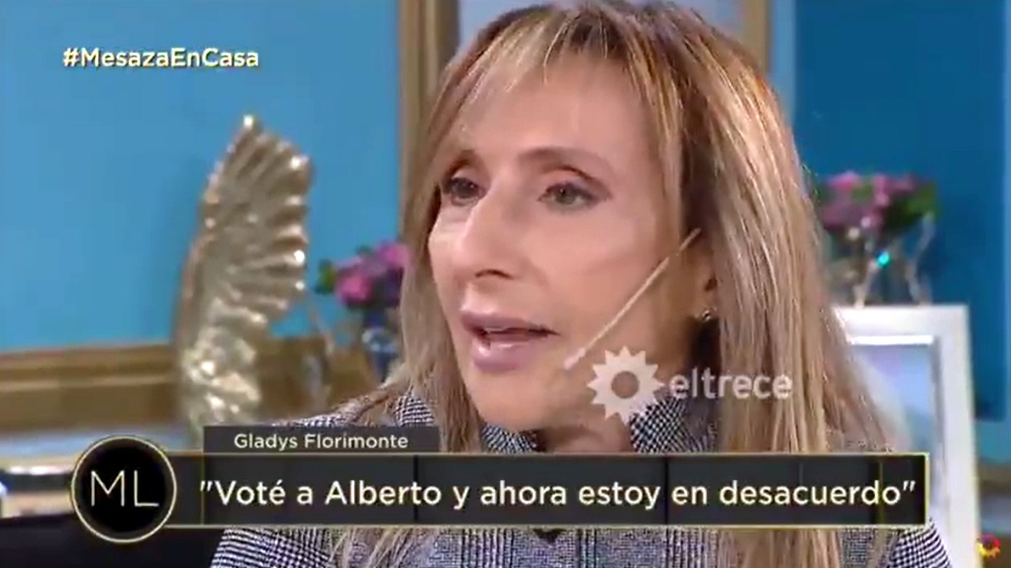Gladys Florimonte confesó “voté un cambio pero tuve que vender un auto y vivo de mis ahorros”