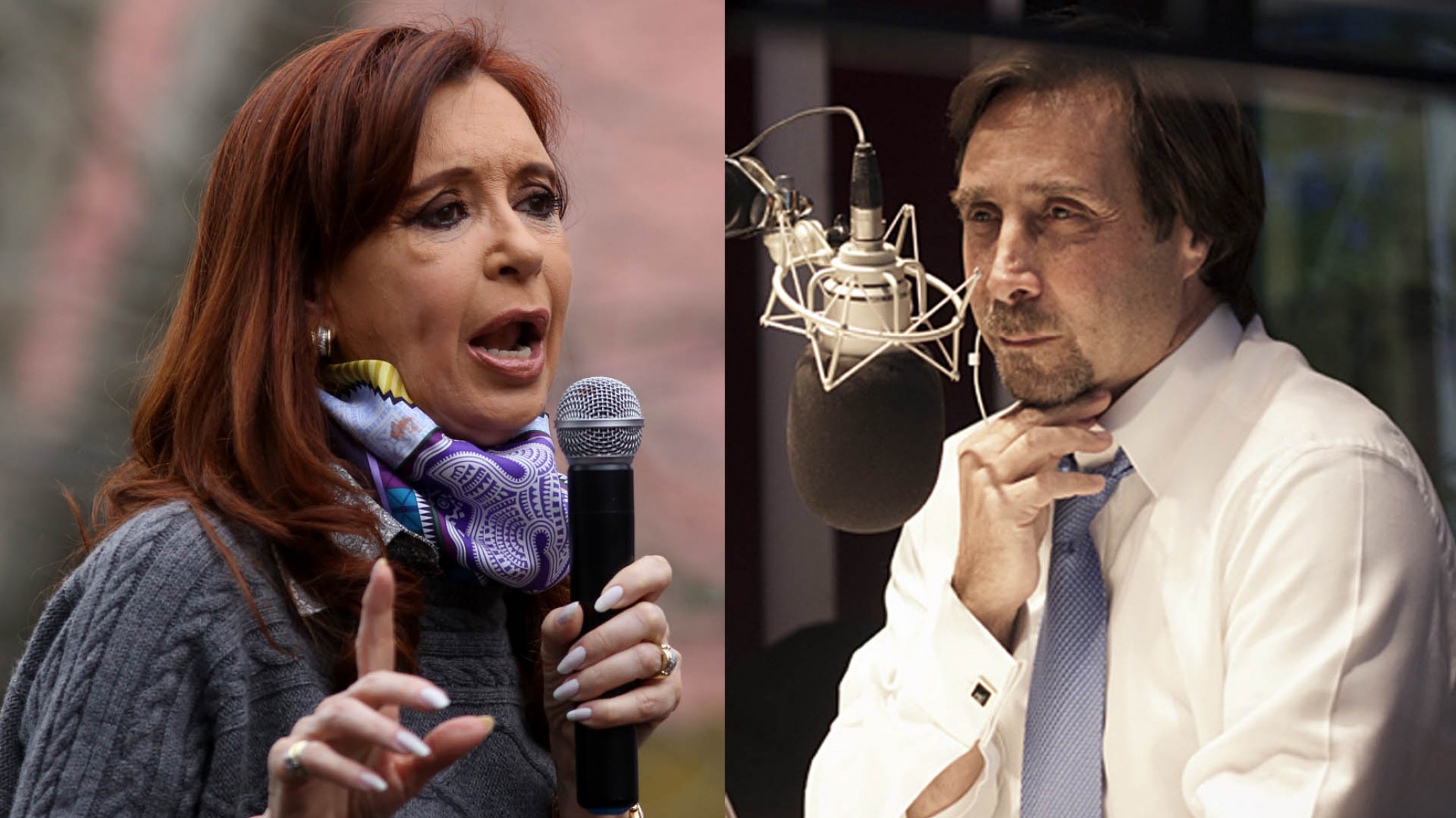 Cristina Kirchner elogió a un rapero y Eduardo Feinmann reaccionó en vivo a una de sus canciones