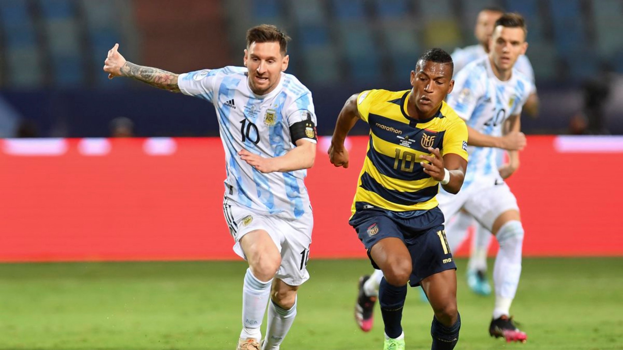 Argentina le ganó a Ecuador y se clasificó a semifinales
