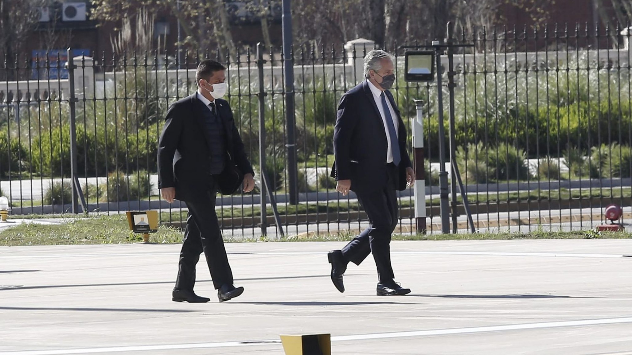 Alberto Fernández llegó a Casa Rosada tras la presentación de renuncia de ministros