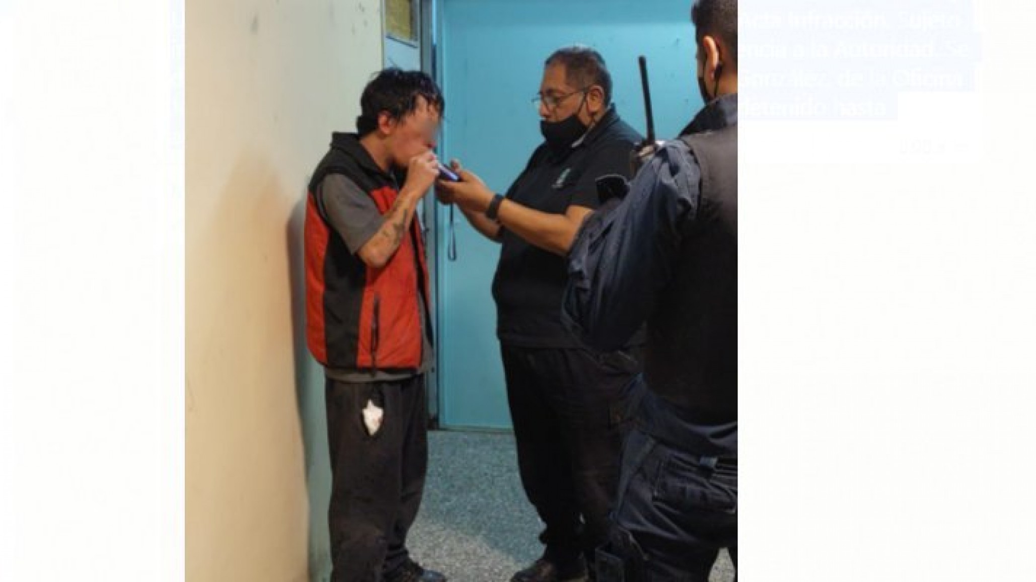 “Minga me van a sacar el auto” les dijo y su test de alcoholemia arrojó 2.29 g/l