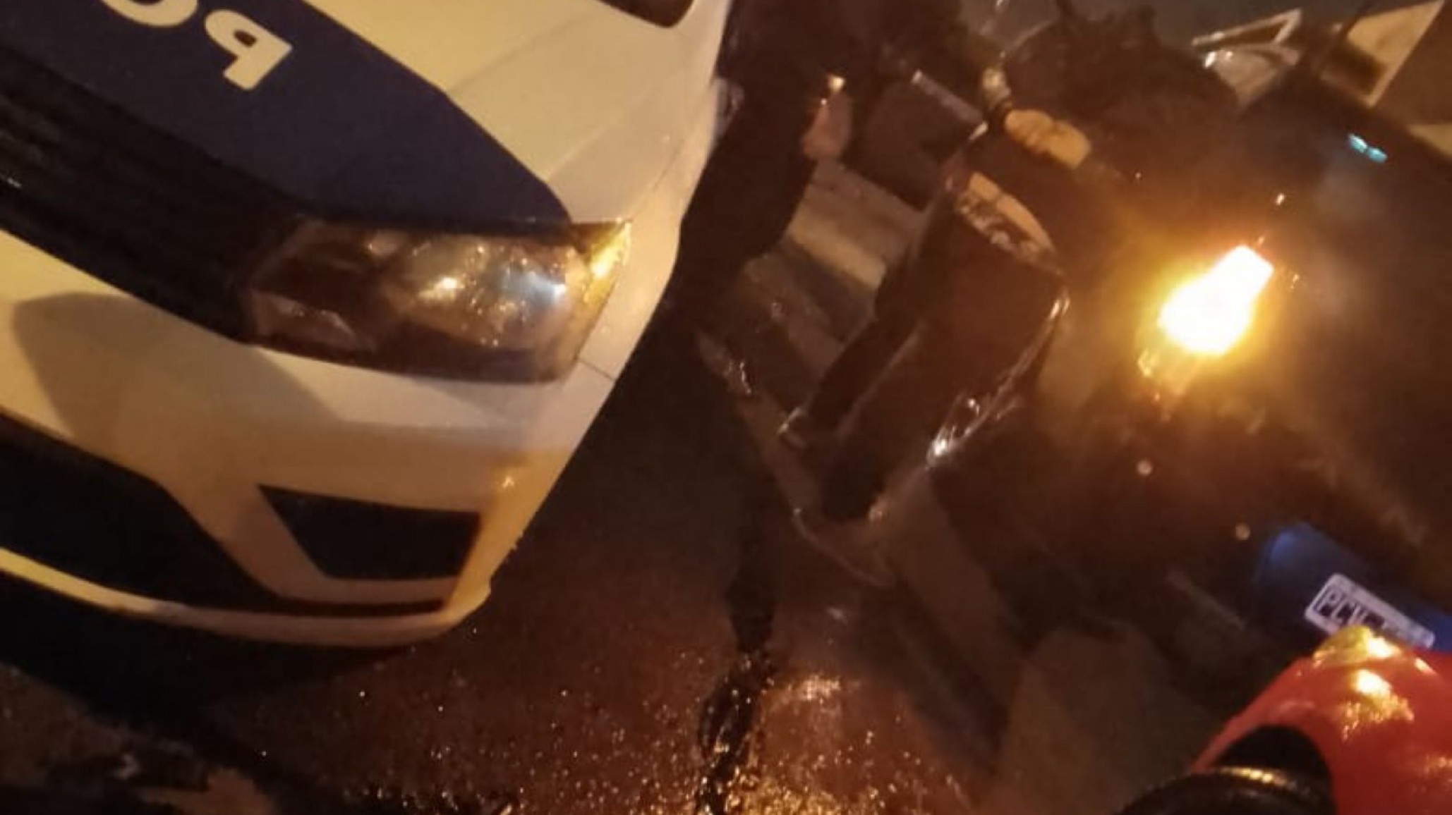 La policía lo pescó “con las manos en la masa”