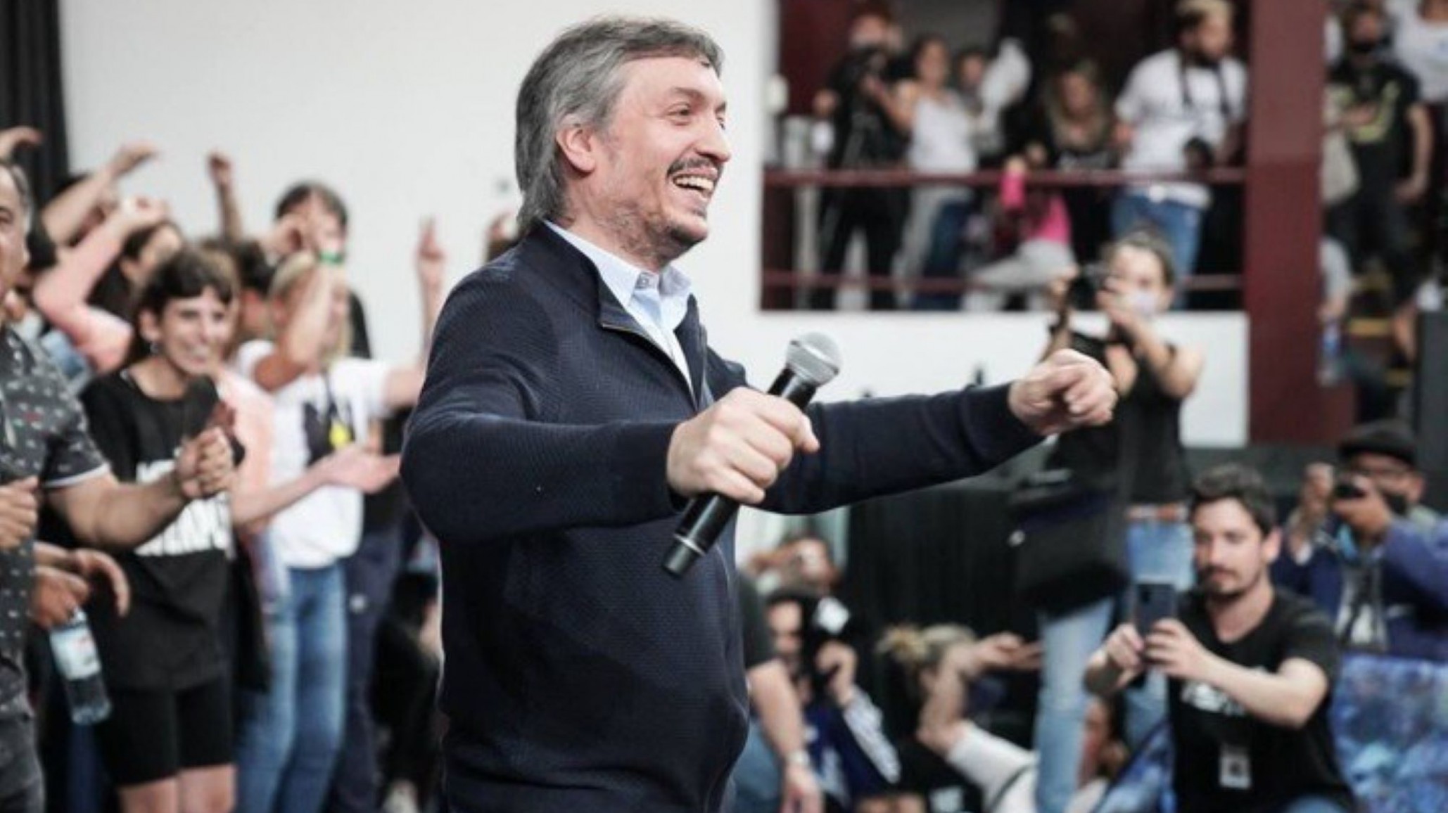 Máximo Kirchner le pidió a dirigentes que “no tengan miedo, que le pongan garra”