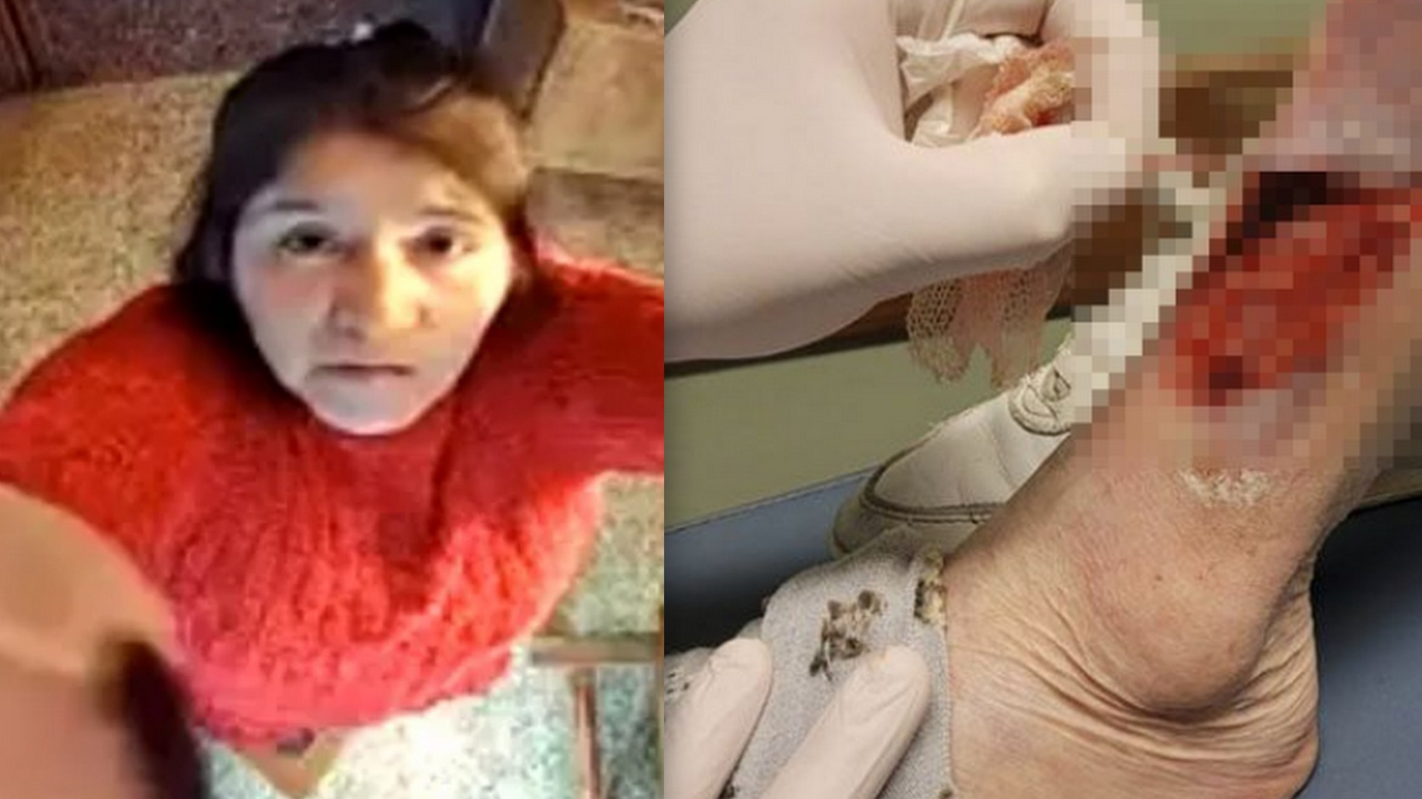 Mujer fue filmada golpeando y pateando a adulta mayor de 100 años