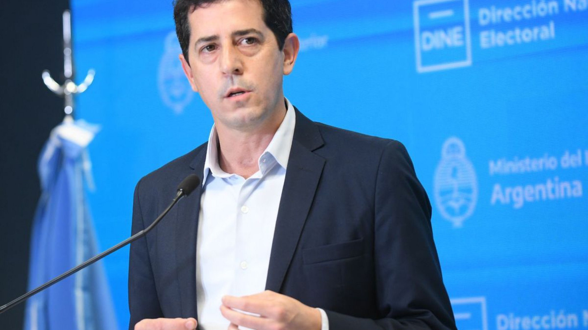 “Wado” de Pedro confirmó que los resultados de las elecciones se conocerán a partir de las 21 horas