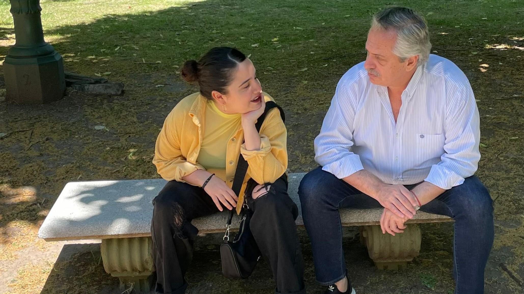 Alberto Fernández recibió a Ofelia Fernández: “La política le va a ganar al odio”