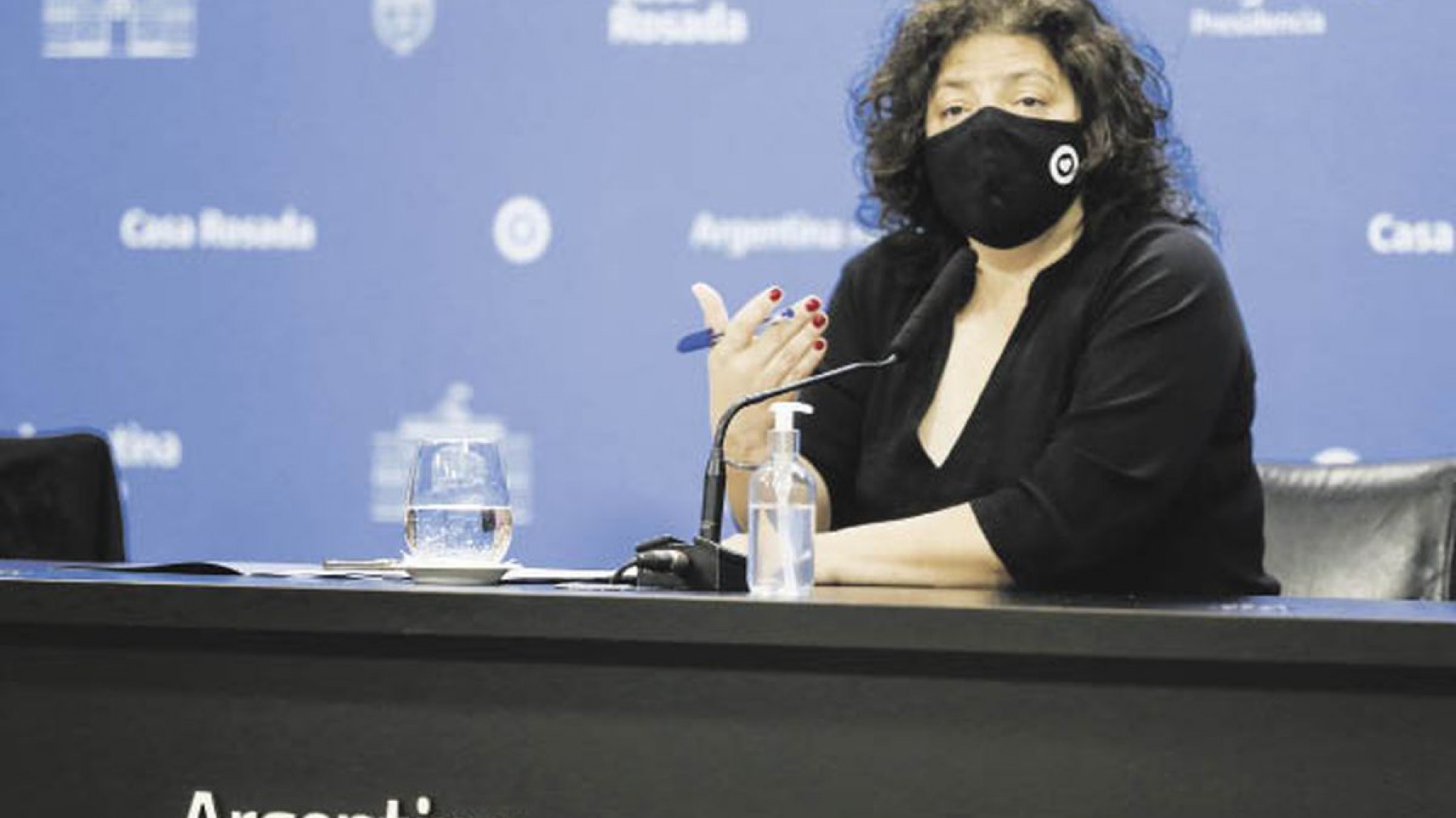 Vizzotti aseguró que la expectativa es que el descenso de casos de Covid-19 “sea rápido”