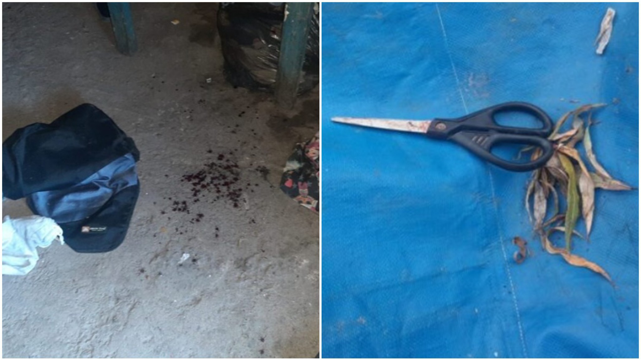 Una mujer descubrió a su pareja abusando de su hija y lo atacó con una tijera